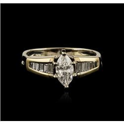 14KT Yellow Gold 0.83ctw Diamond Ring