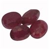 Image 1 : 22.38ctw Oval Mixed Ruby Parcel