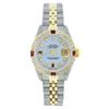 Image 1 : Ladies Rolex Two-Tone Ruby and Diamond DateJust Wristwatch