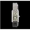 Image 1 : Ladies Cartier 18KT White Gold Tank Wristwatch