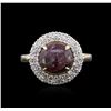 Image 1 : SILVER 4.93ct Ruby and White Sapphire Ring