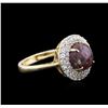 Image 2 : SILVER 4.93ct Ruby and White Sapphire Ring