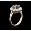 Image 3 : SILVER 4.93ct Ruby and White Sapphire Ring