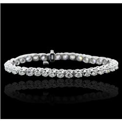 14KT White Gold 7.89ctw Diamond Tennis  Bracelet