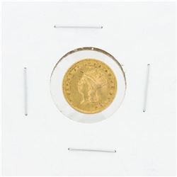 1857 $1 T-3 Gold Coin