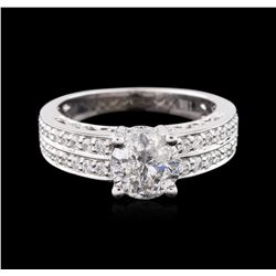 18KT White Gold 1.86ctw Diamond Ring