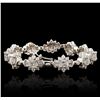 Image 2 : 14KT White Gold 15.10ctw Diamond Bracelet