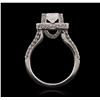 Image 3 : 18KT White Gold 2.00ctw Diamond Ring