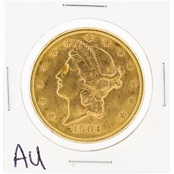 1904-S $20 Au Liberty Head Double Eagle Coin