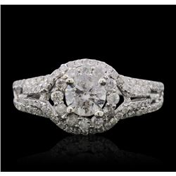 14KT White Gold 1.17ctw Diamond Ring