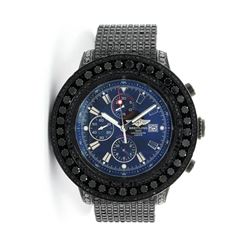 Gents Breitling Black PVD 15.00ctw Black Diamond Super Avenger Wristwatch