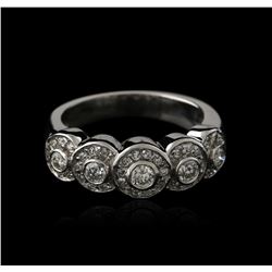 14KT White Gold 0.67ctw Diamond Ring