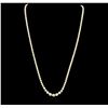 Image 1 : 18KT Yellow Gold 4.51ctw Diamond Necklace