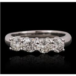 14KT White Gold 1.24ctw Diamond Ring