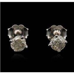 14KT White Gold 0.63ctw Diamond Stud Earrings