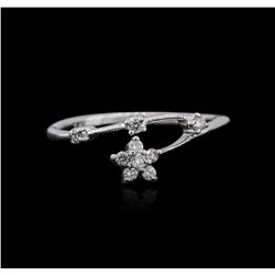 10KT White Gold 0.10ctw Diamond Ring