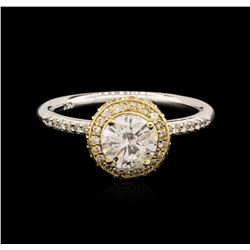 14KT Two-Tone Gold 1.29ctw Diamond Ring