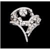 Image 1 : 18KT White Gold 1.08ctw Diamond Ring