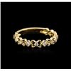 Image 2 : 18KT Yellow Gold 0.35ctw Diamond Ring