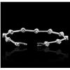 Image 3 : 14KT White Gold 1.70ctw Diamond Bracelet