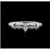 Image 1 : 10KT White Gold 0.25ctw Diamond Ring