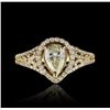 Image 1 : 14KT Yellow Gold 1.78ctw Diamond Unity Ring