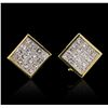 Image 1 : 18KT Yellow Gold 2.51ctw Diamond Earrings