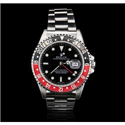 Gents Rolex Stainless Steel Date GMT-Master II Wristwatch