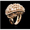 Image 3 : 14KT Rose Gold 2.34ctw Diamond Ring