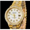 Image 2 : Ladies Rolex 18KT Yellow Gold 1.50ctw Diamond DateJust Wristwatch