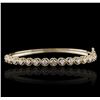 Image 1 : 14KT Yellow Gold 2.10ctw Diamond Bracelet
