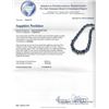 Image 3 : SILVER 125.32ctw Blue Sapphire Necklace