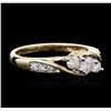 Image 2 : 10KT Yellow Gold 0.50ctw Diamond Ring