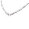 Image 3 : 14KT White Gold 5.14ctw Diamond Necklace