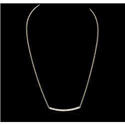 14KT Yellow Gold 0.84ctw Diamond Necklace