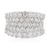 Image 1 : 14KT White Gold 4.34ctw Diamond Ring