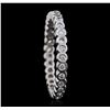 Image 2 : 14KT White Gold 0.87ctw Diamond Ring