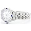 Image 2 : Ladies Rolex Stainless Steel Diamond and Sapphire DateJust Wristwatch