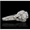 Image 2 : 14KT White Gold 1.72ctw Diamond Ring