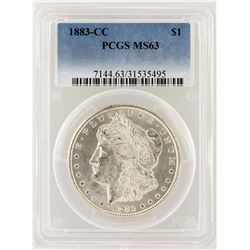 1883-CC PCGS MS63 Morgan Silver Dollar