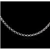 Image 1 : 14KT White Gold Circle Link Chain