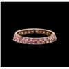 Image 1 : 14KT Rose Gold 0.50ctw Pink Sapphire Ring