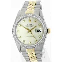 Gents Rolex Two-Tone 1.00ctw Diamond DateJust Wristwatch