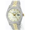 Image 1 : Gents Rolex Two-Tone 1.00ctw Diamond DateJust Wristwatch