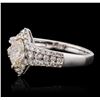 Image 2 : 14KT White Gold 1.32ctw Diamond Ring