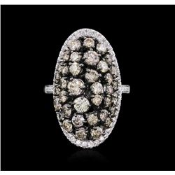 14KT White Gold 3.79ctw Diamond Ring