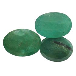 7.3ctw Oval Mixed Emerald Parcel