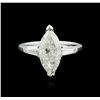 Image 1 : Platinum 3.19ctw Diamond Ring