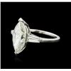 Image 2 : Platinum 3.19ctw Diamond Ring