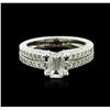 Image 1 : 18KT White Gold 1.67ctw Diamond Ring